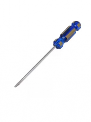 Flat Screwdriver Transparent Handle